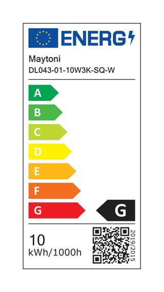 Alfa LED spot biały (DL043-01-10W3K-SQ-W) - Maytoni