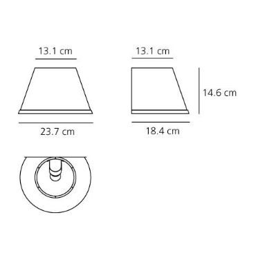 Lampa ścienna Artemide Choose 1142110A