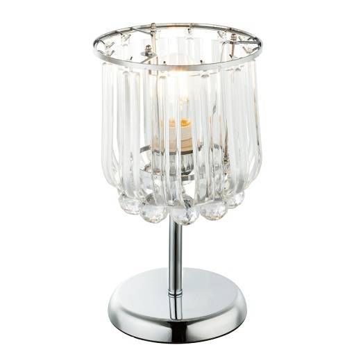 Lampa stołowa z kryształowym kloszem Globo Lighting Minnesota 15303T