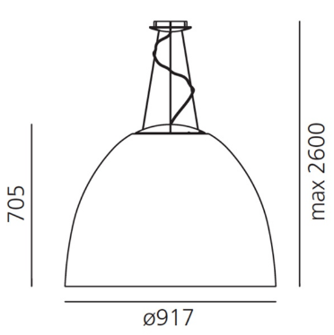 Lampa wisząca LED Artemide Nur A243700