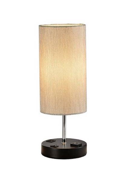 Lampka nocna z ładowarką USB Dann Lux Design JEN BK-T DLD5298