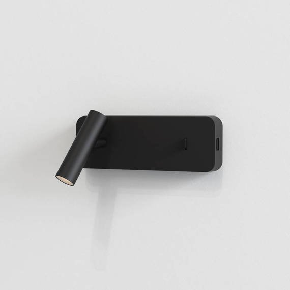 Oprawa Ścienna Astro Enna Surface USB 1058153 w czarnym kolorze